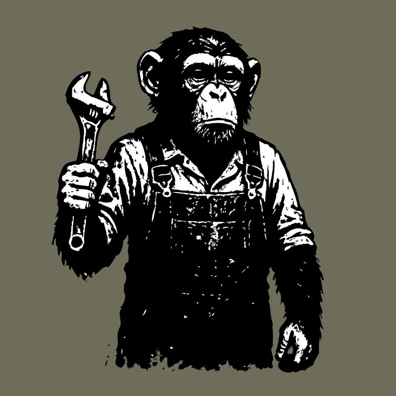 Labour Day Monkey Worker