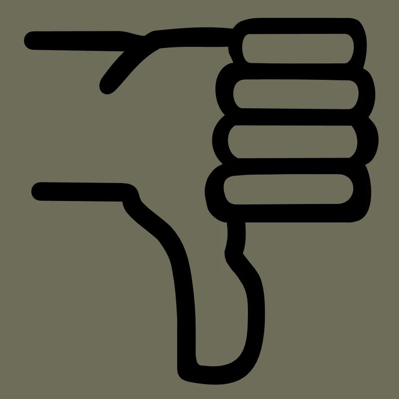 Thumbs down