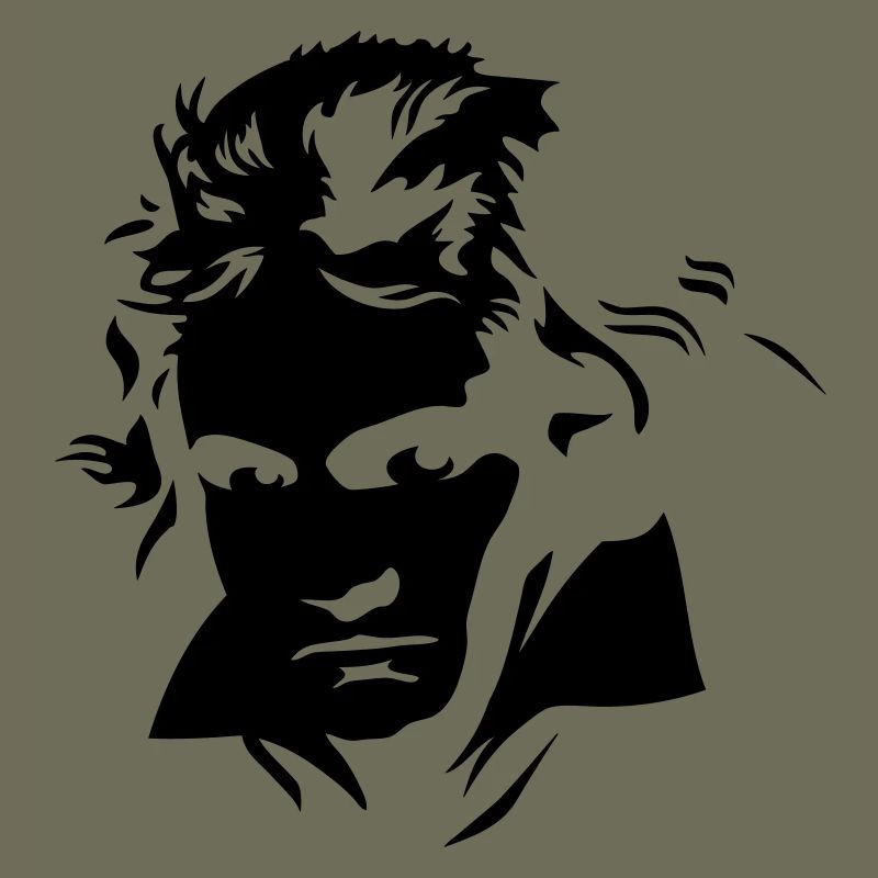 composer classical music face of beethoven