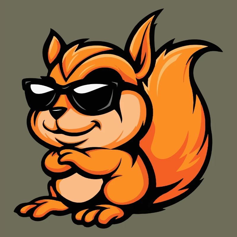 Eichhörnchen Comic Cool