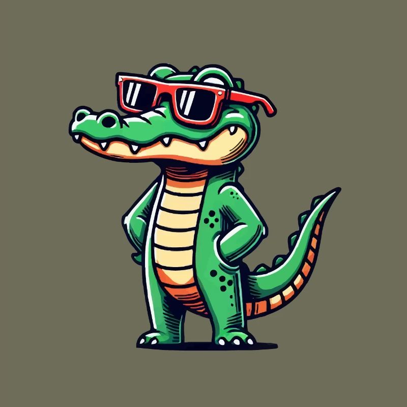 Crocodile Comic Cool