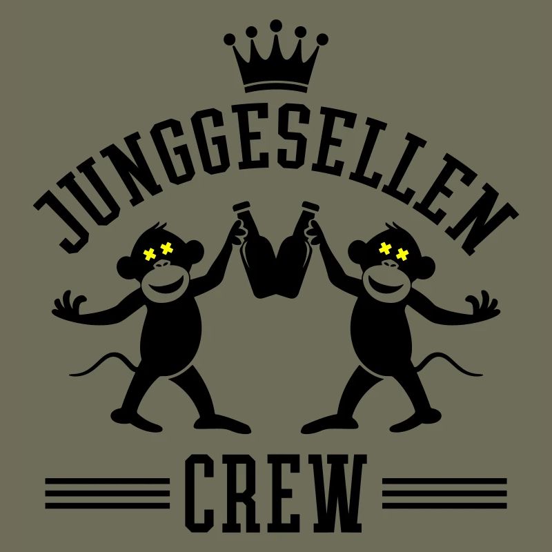 Junggesellen Crew Jga Witzig Bier