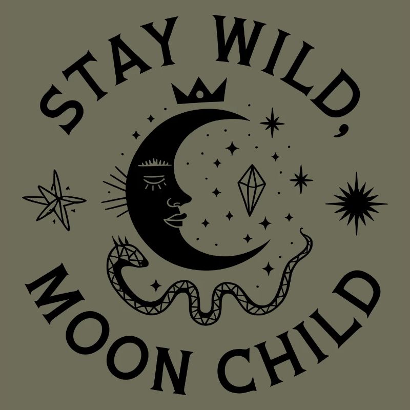 Bleib wild Mondkind - Astronomy Design