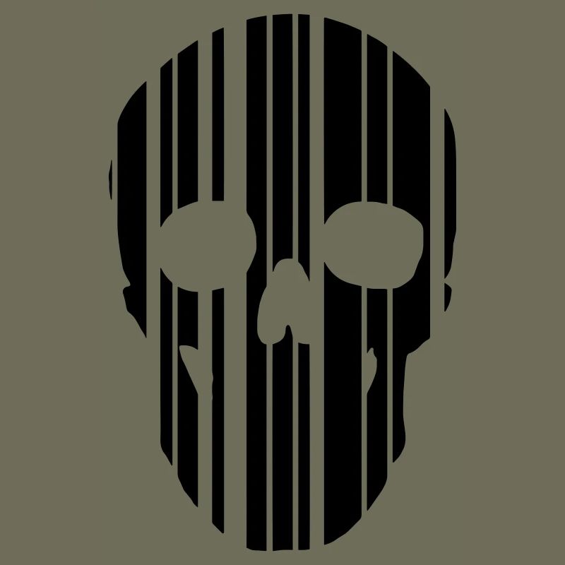 Barcode Schädel