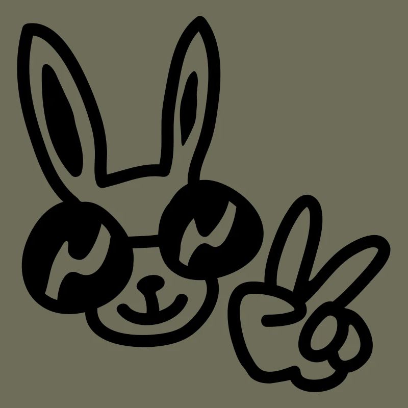 cooler Hase - line