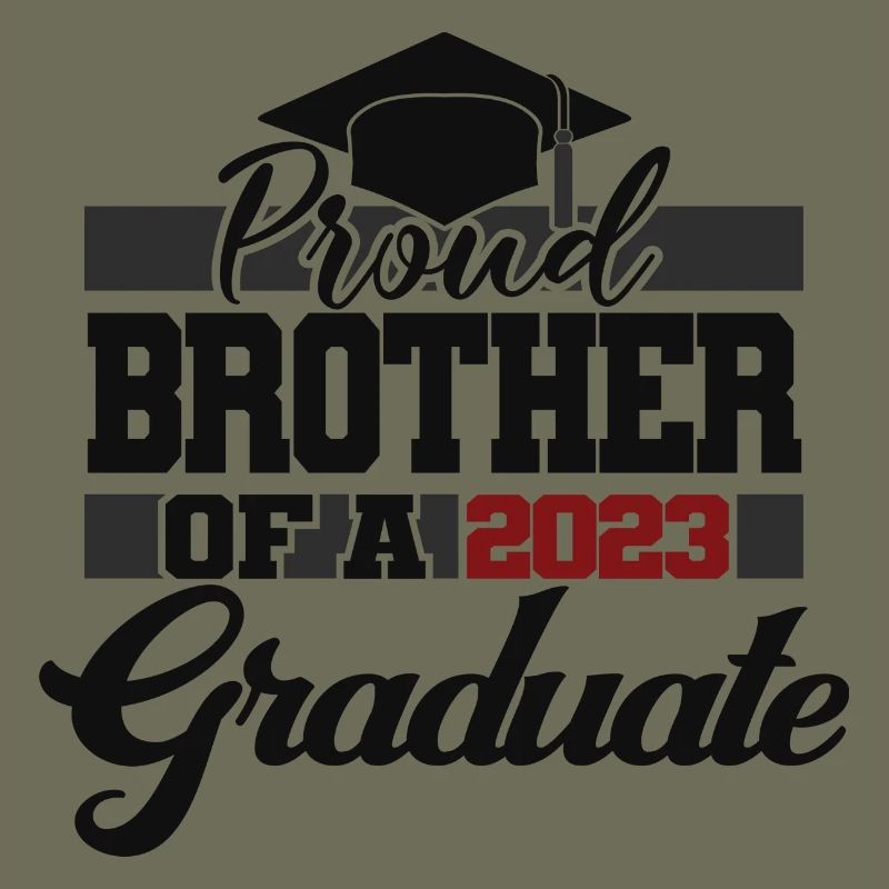 Stolzer Bruder eines Abschlussgeschenks 2023