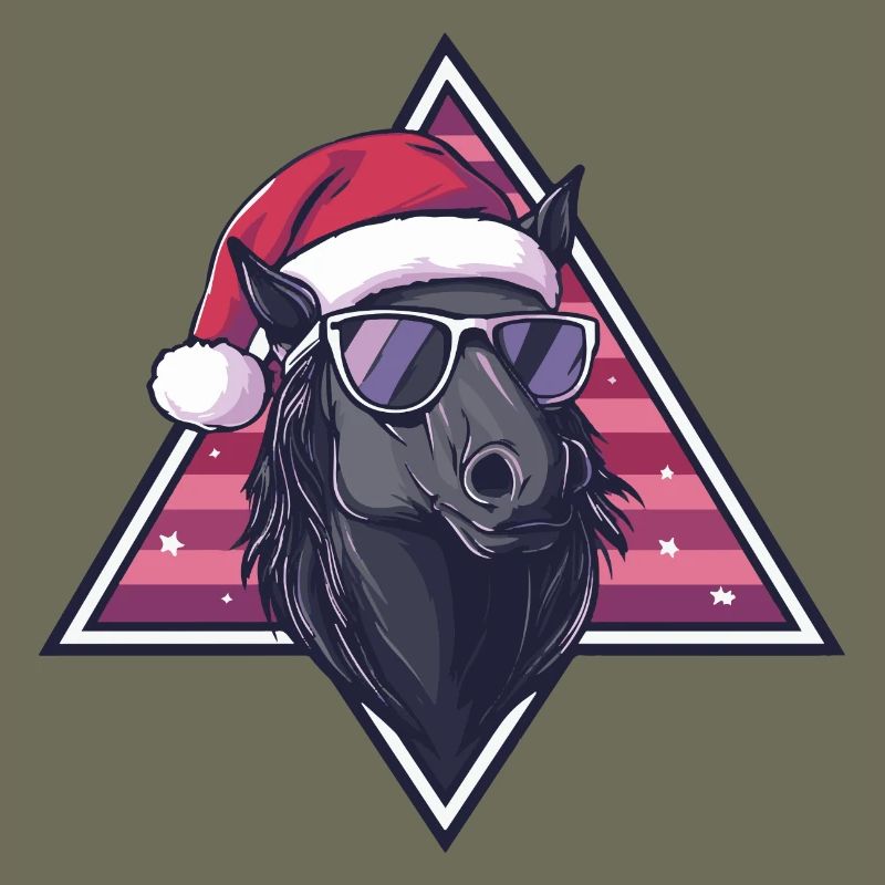 Cheval Noël Cool