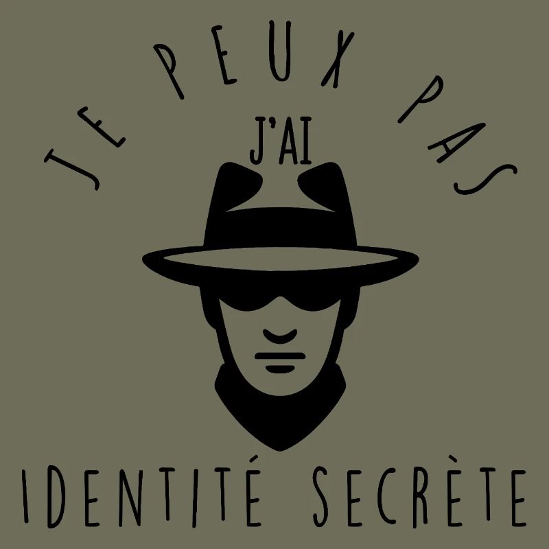 Je peux pas, j'ai identité secrète.