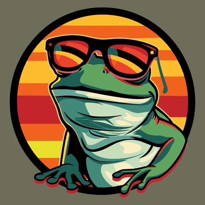 Frog Cool Comic