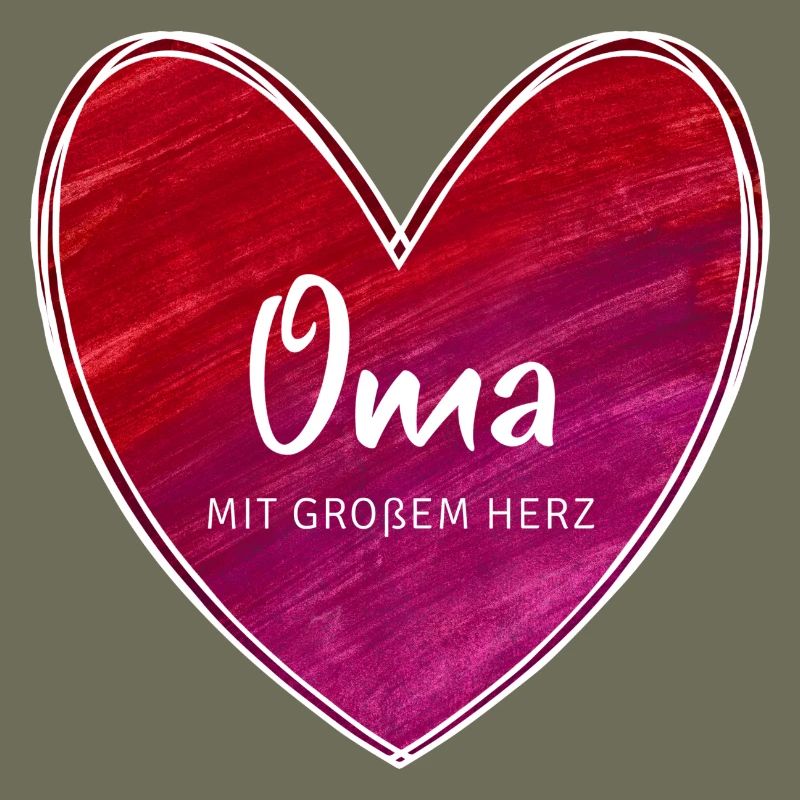 Oma mit großem Herz