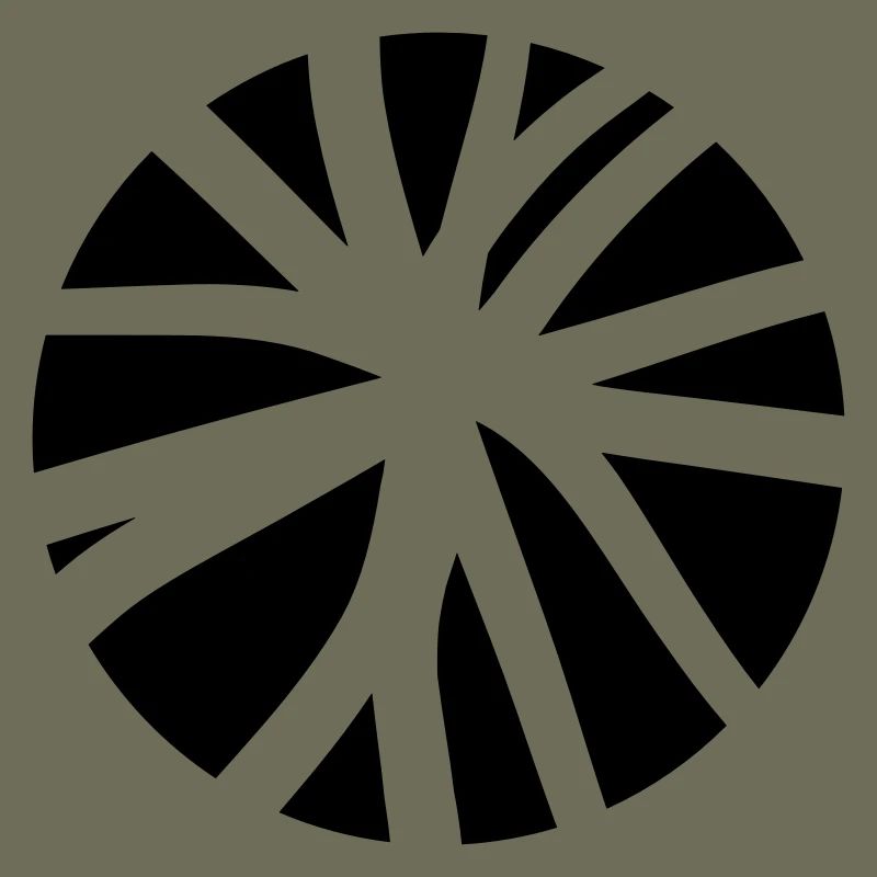 Cercle des lignes de conception d'art rayures