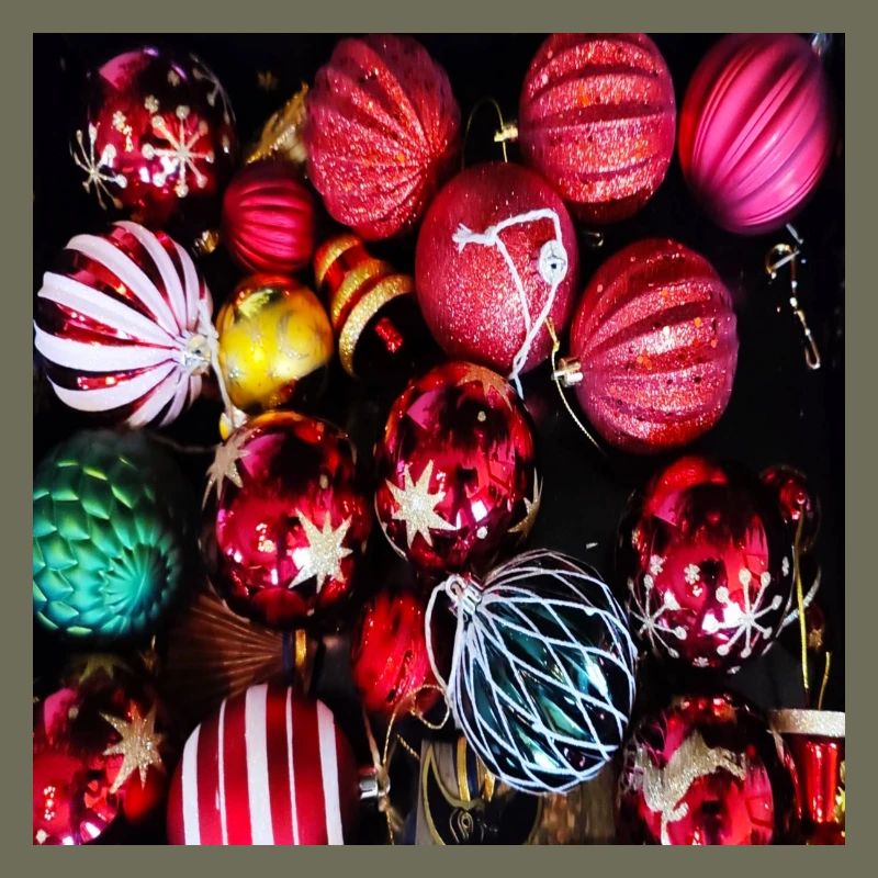 Boules de sapin de Noël - Décorations de Noël
