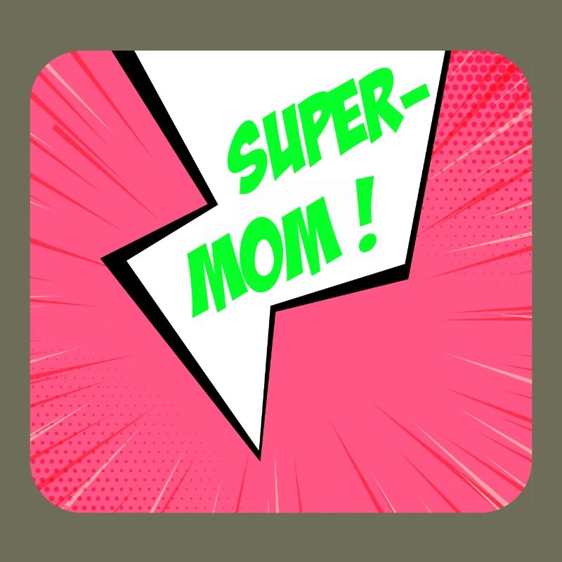 Supermom, Superheldin. Beste Mama. Comicbuch.