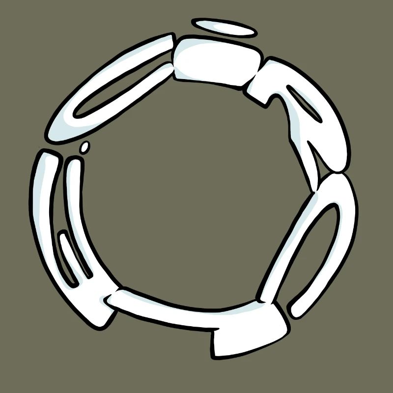 Graff Circle (Schwarz-Weiß)