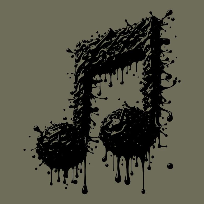 Liquid Music Eighth Notes Scale