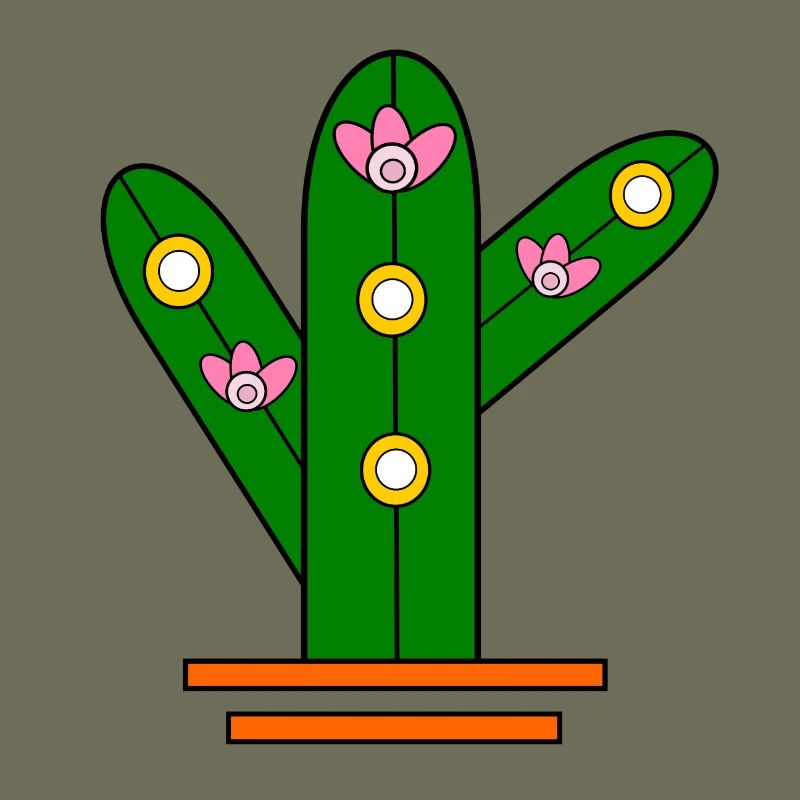 Glowing cactus