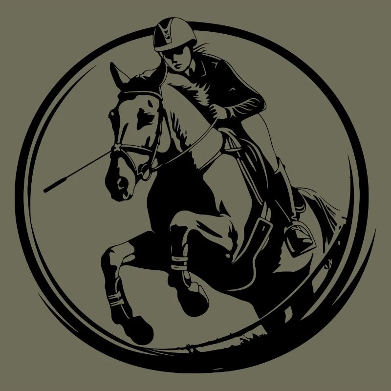 Reiten Pferd Silhouette