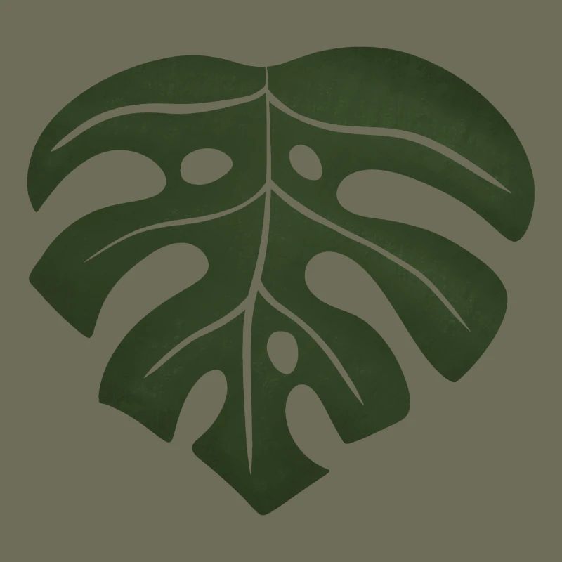 monstera leaf
