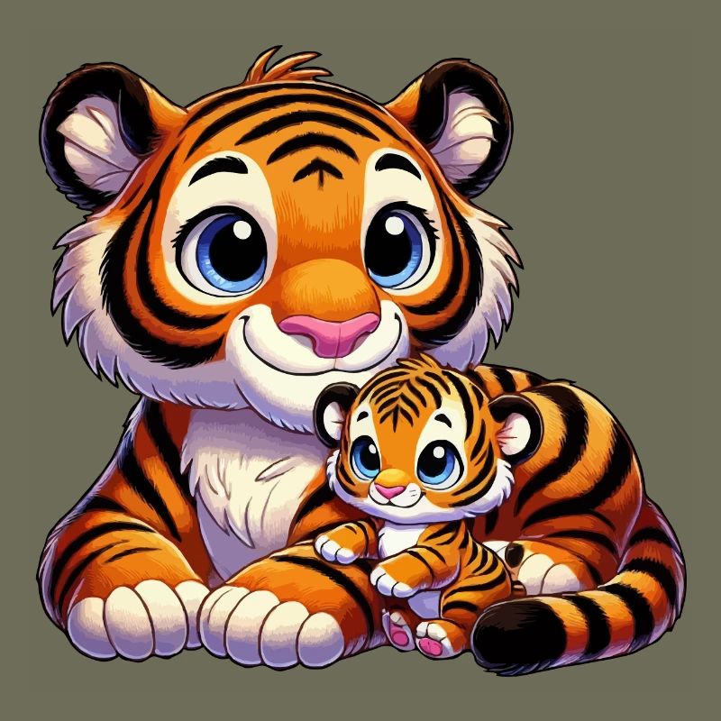 Tigermutter mit Kind