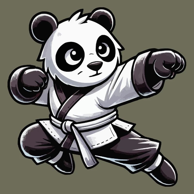 panda karate comic
