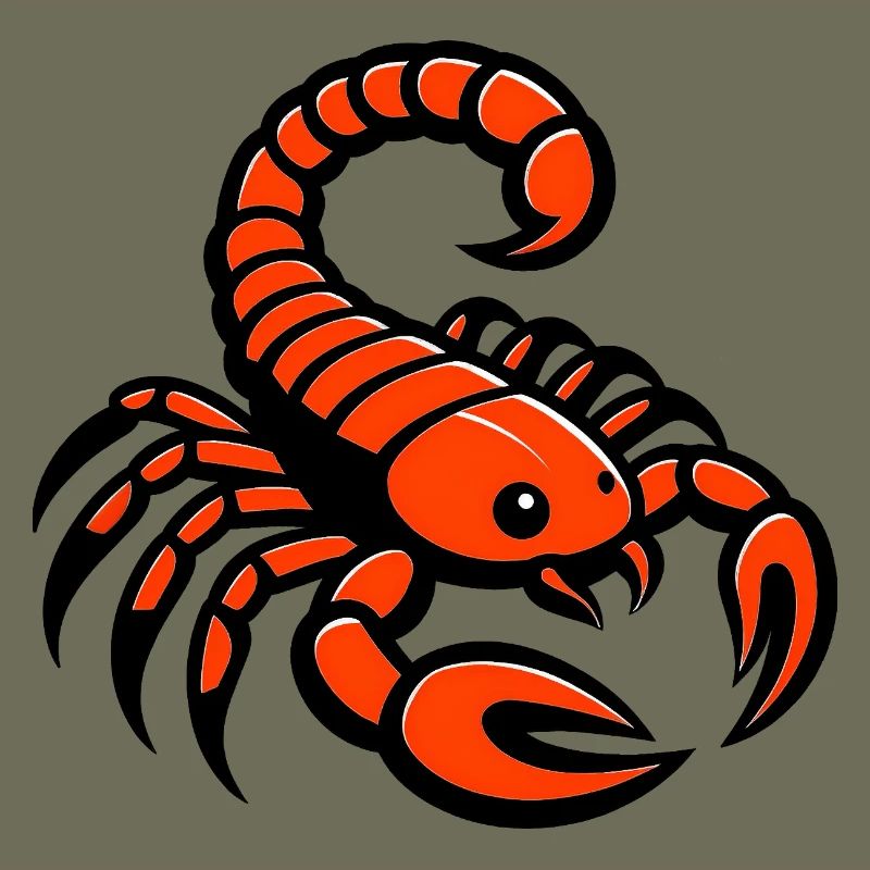 Fiery Scorpio Symbol