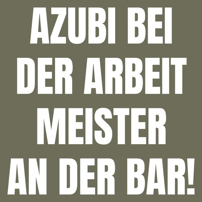 Trainee at work, master at the bar!