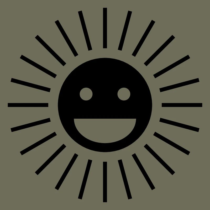 Soleil heureux | Conception de visage de soleil heureux