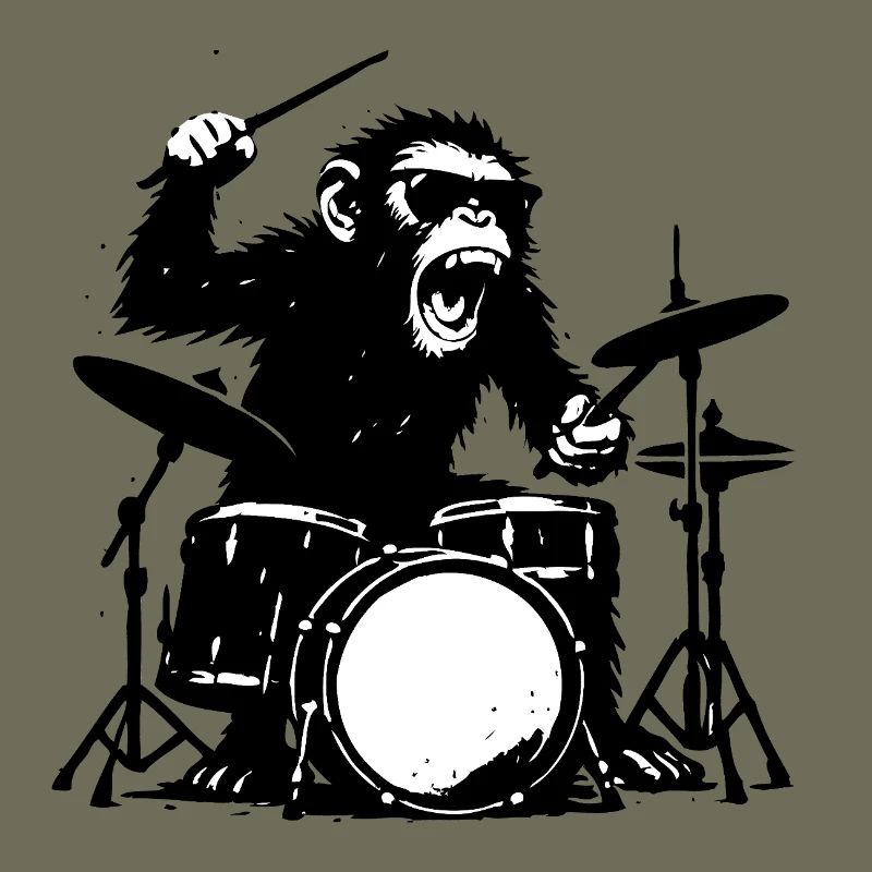 Wild Drum Monkey