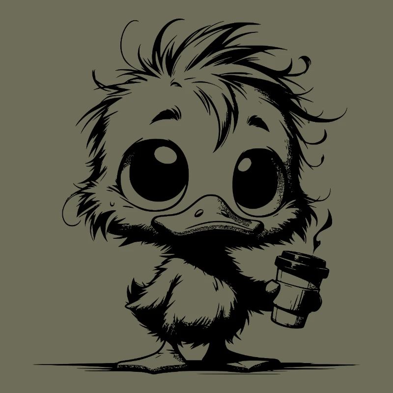 Duck on caffeine present when the cup is empty