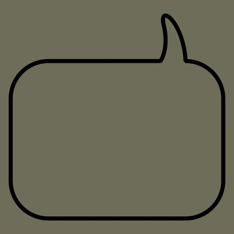 Text Balloon (square 1col