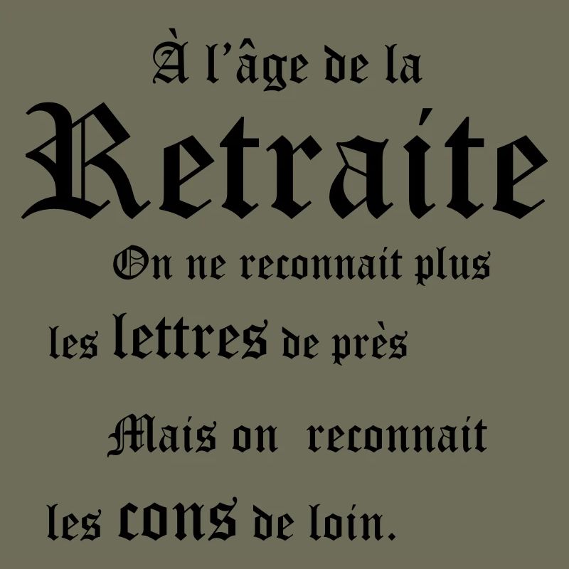 a l age de la retraite