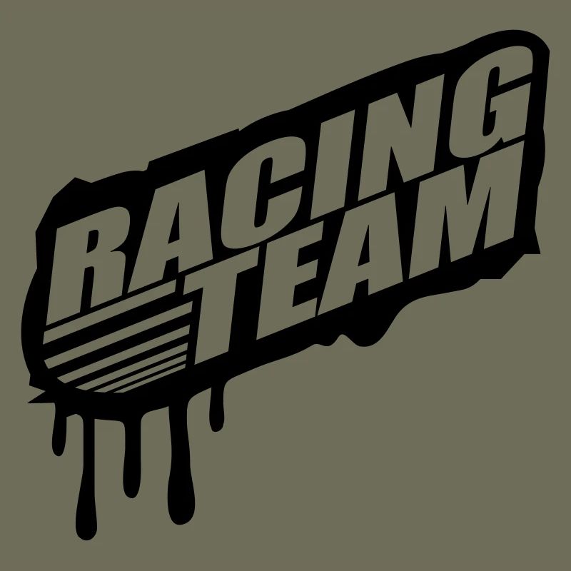 Racing Team Graffiti Stamp