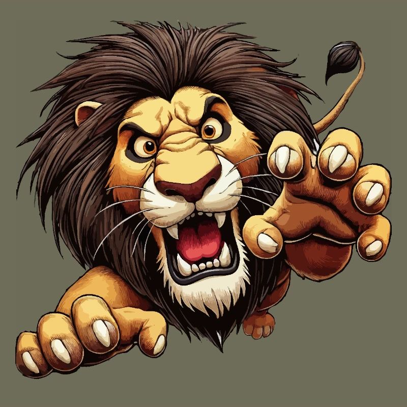 Leo attacks