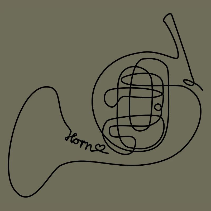 one line horn