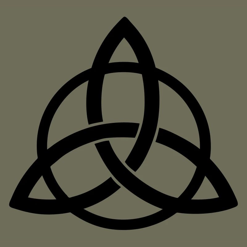 triquetra intertwined symbol Celtic neopaganism