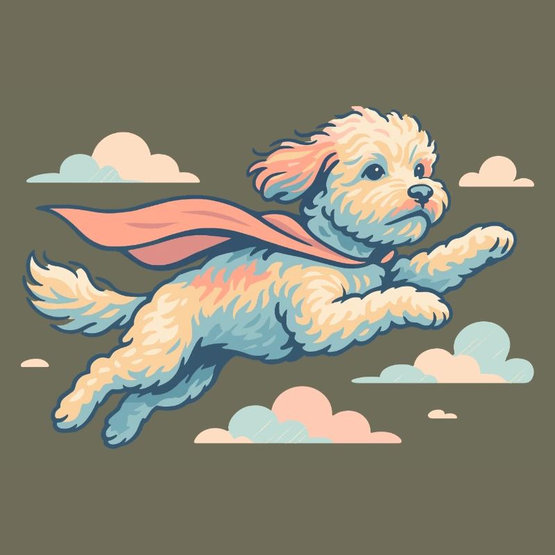 Super Hund Havapoo Cape Umhang Geschenk