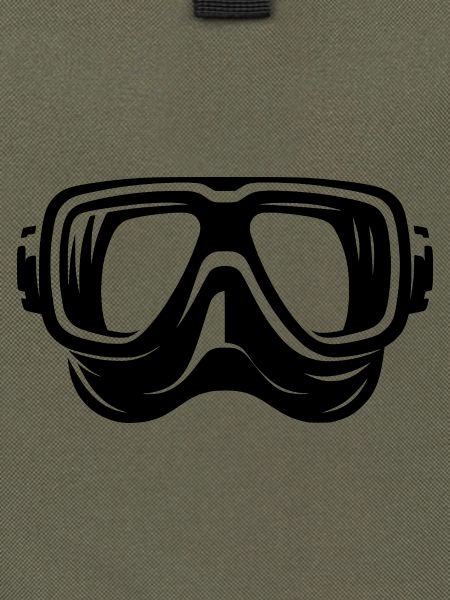 Einfache Taucherbrille Logo Style