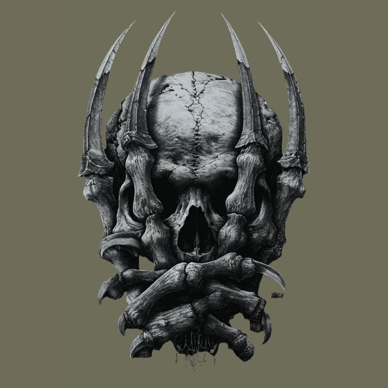 Dark Gothic Skull