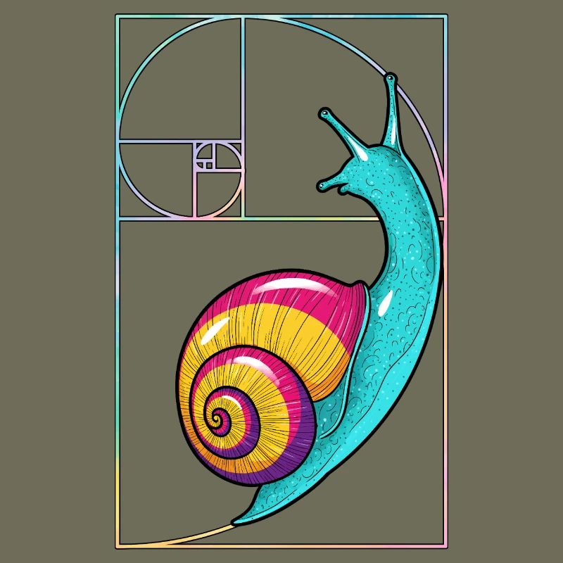 Fibonacci Spiral Snail