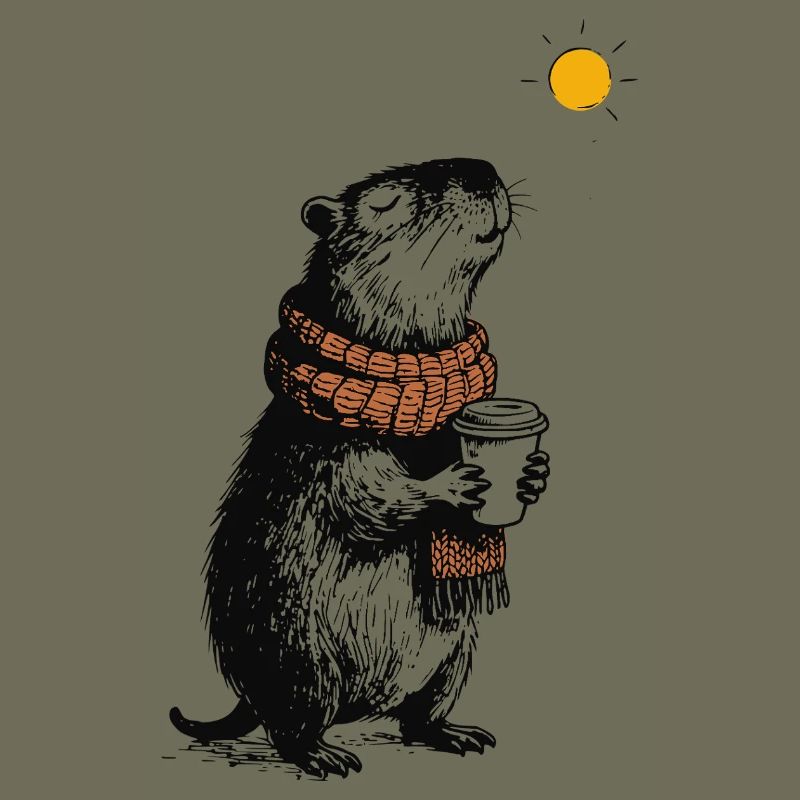 Capybara Winter Vibes