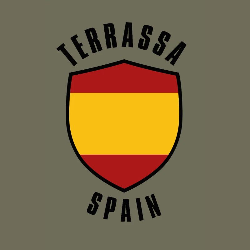 Emblem des Termassa-Spanien-Schildes in Flaggenfarbe