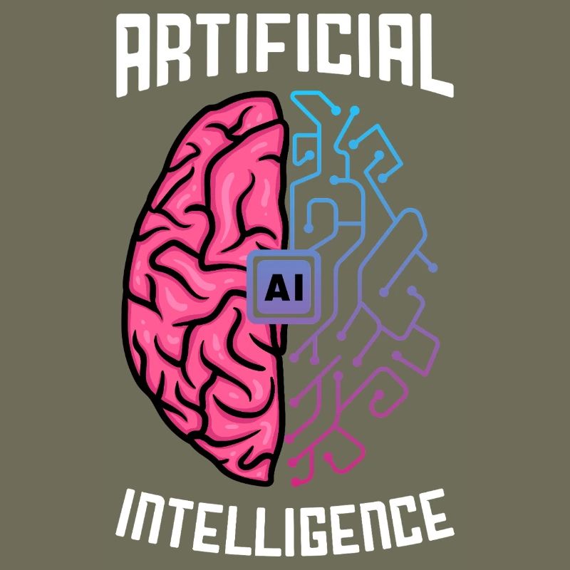 Artificial Intelligence Brain Tech Design