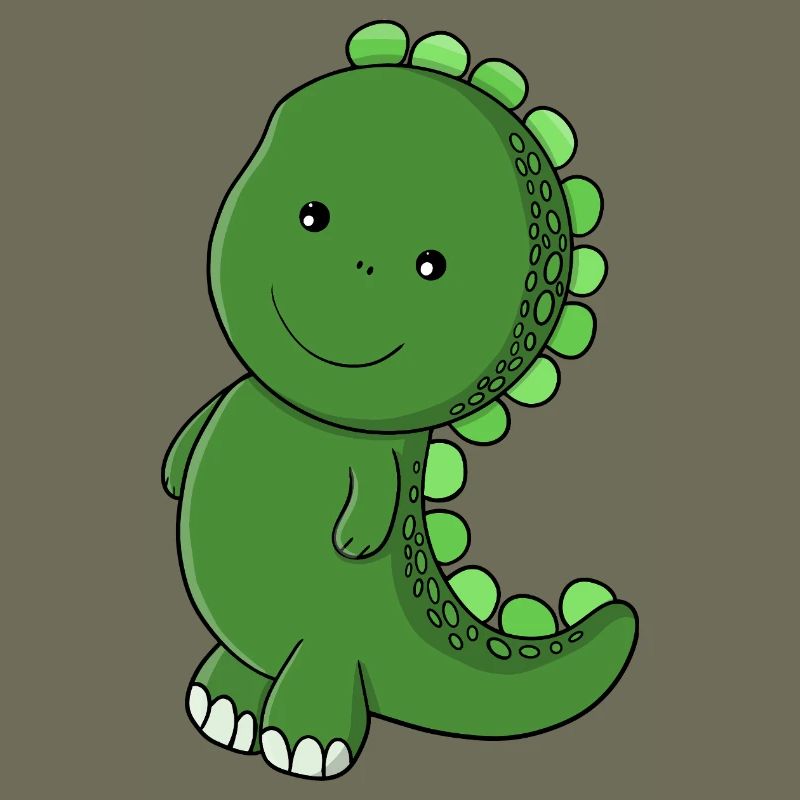 Emerald Dino Charm