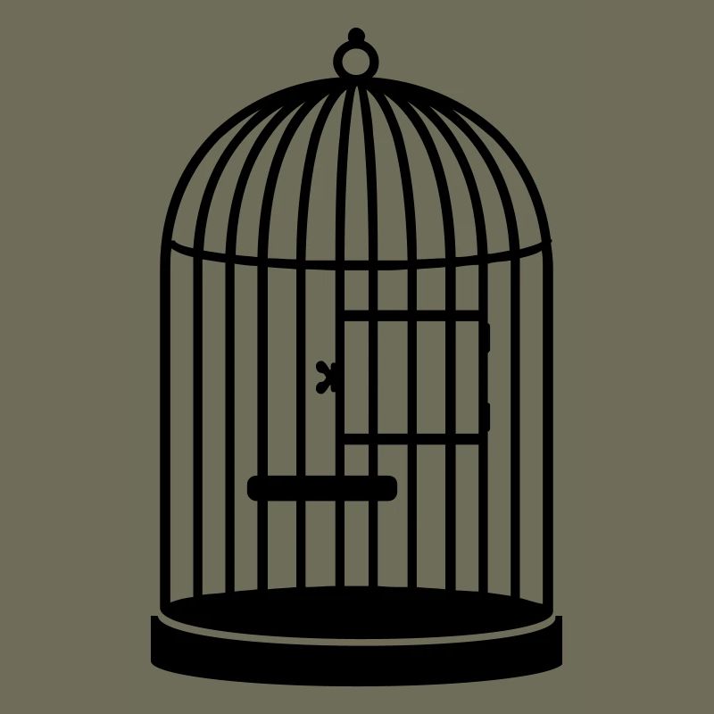 Leerer Käfig / empty cage (, 1c)