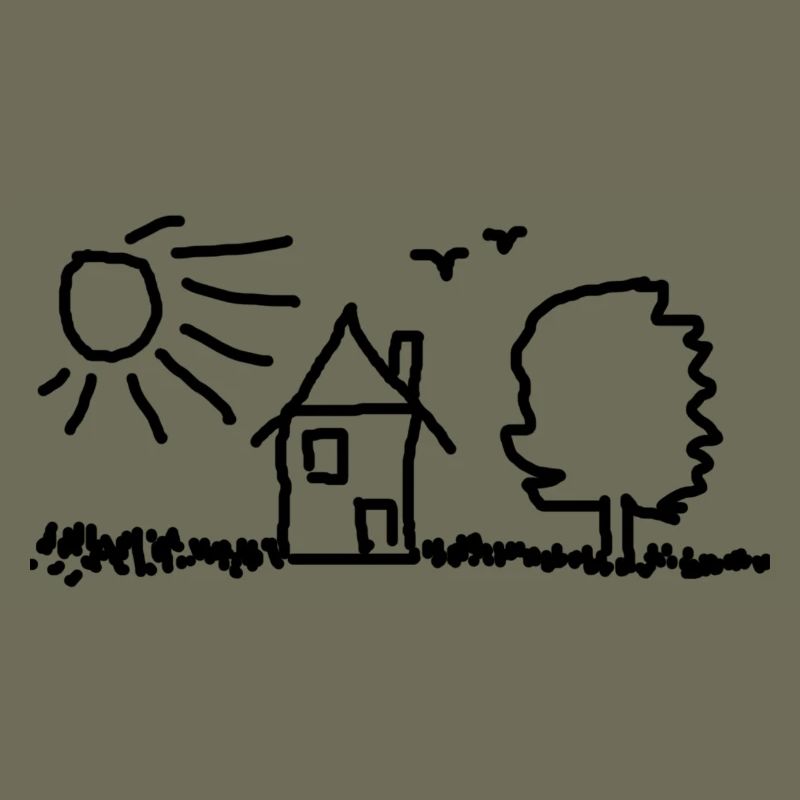 Haus Baum Sonne