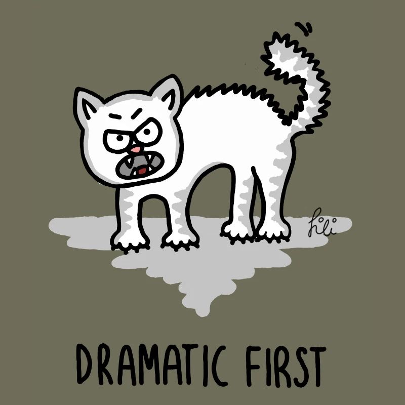 Dramatic First – Le chat en mode drame