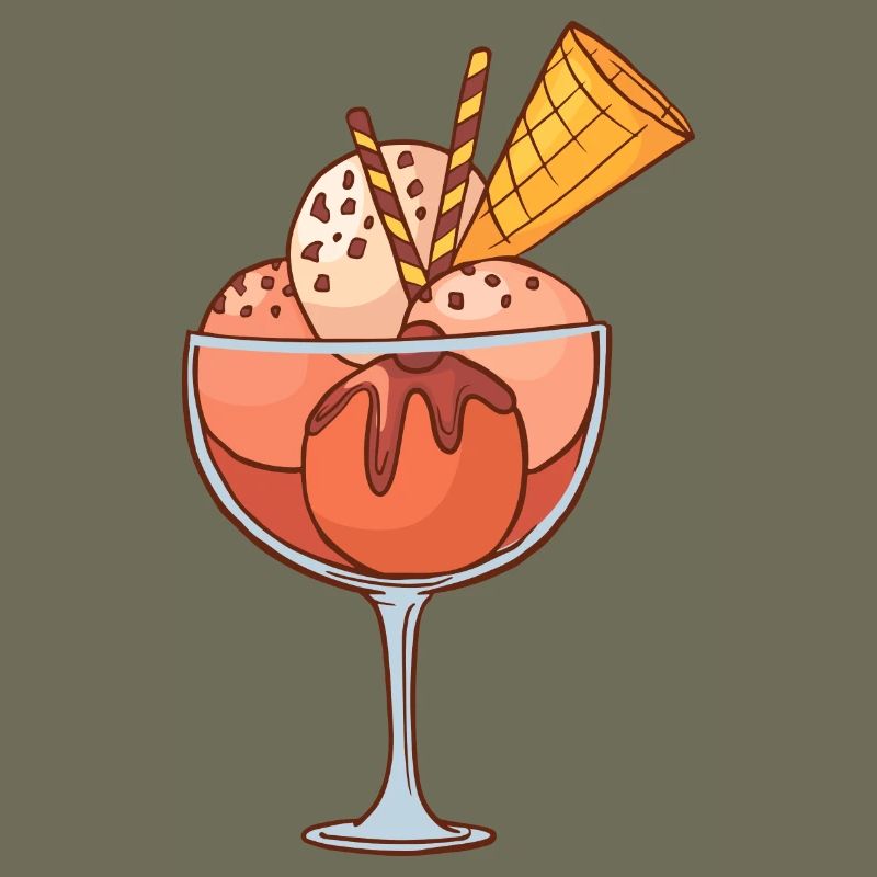 Crème glacée, crème glacée, crème glacée, crème glacée, boule, crème glacée, sundae