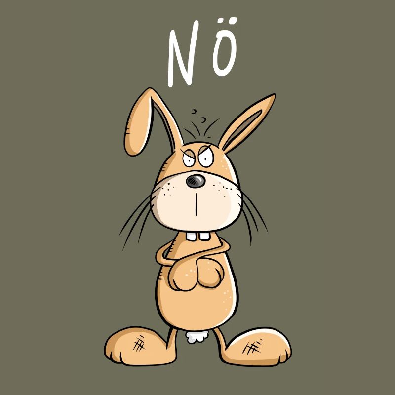 NÖ Hase Comic Ostern Geschenk