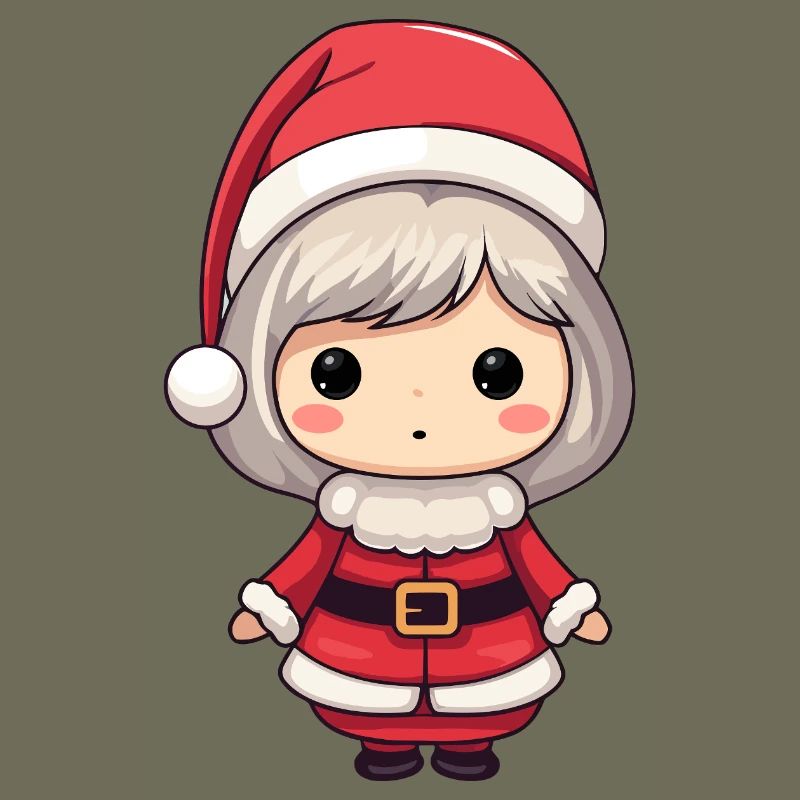 Chibi Santa Mädchen
