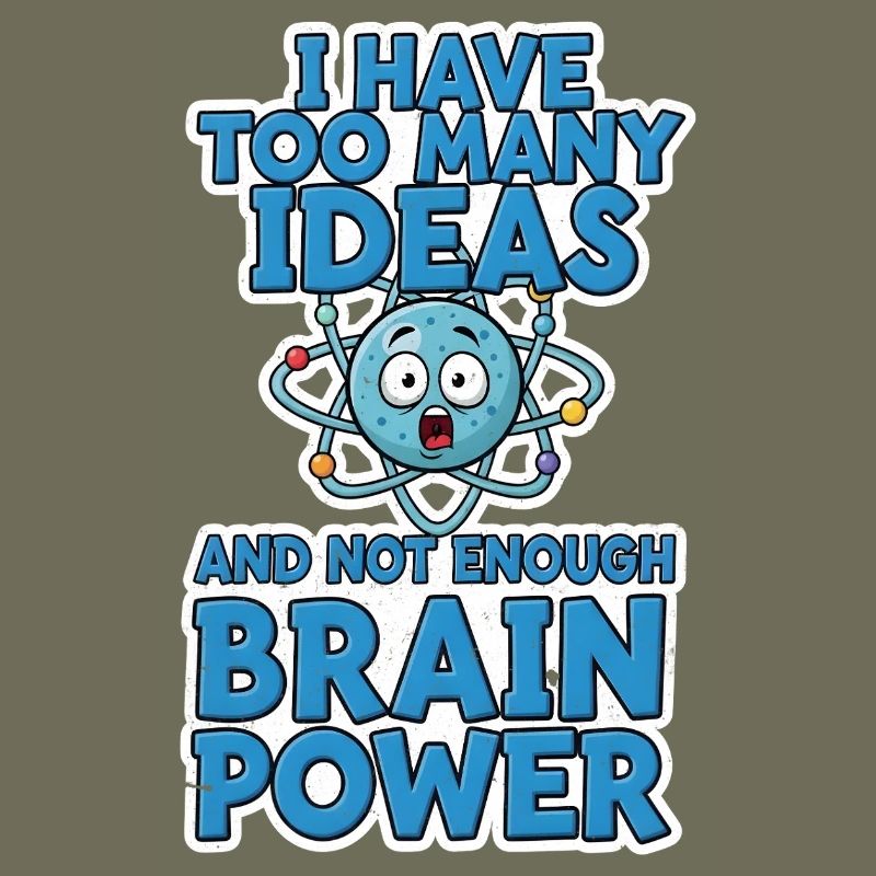 Brain Power Comic Shirt Geschenk